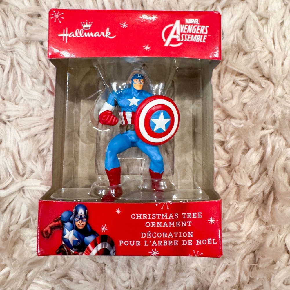 Hallmark MARVEL AVENGERS CAPTAIN AMERICA Ornament 2017 NIB